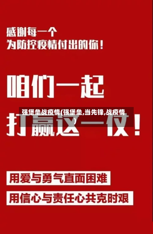 强堡垒战疫情(强堡垒,当先锋,战疫情)-第1张图片