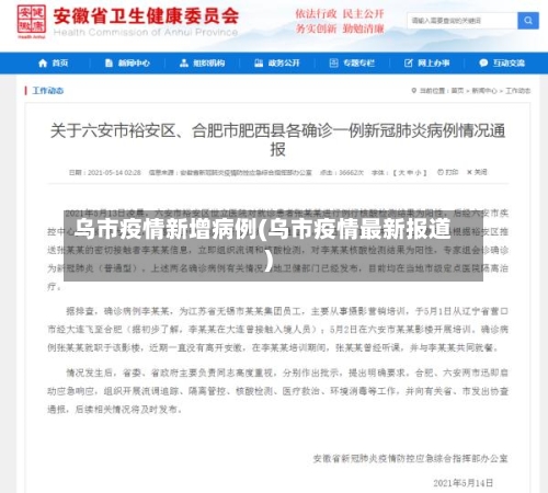 乌市疫情新增病例(乌市疫情最新报道)-第2张图片