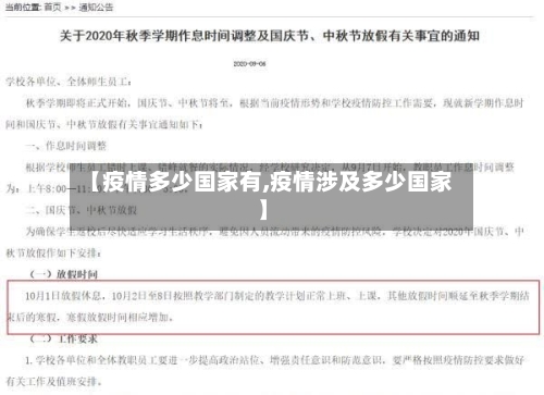 【疫情多少国家有,疫情涉及多少国家】-第1张图片