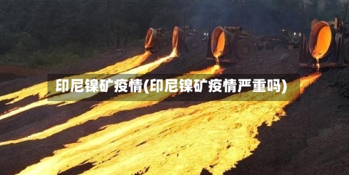 印尼镍矿疫情(印尼镍矿疫情严重吗)-第3张图片