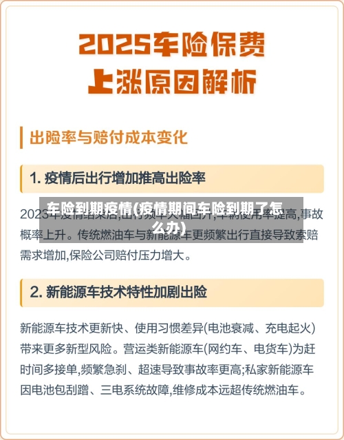 车险到期疫情(疫情期间车险到期了怎么办)-第2张图片