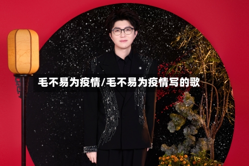 毛不易为疫情/毛不易为疫情写的歌-第1张图片